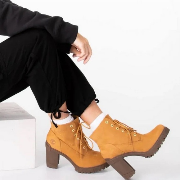 Timberland-Lana Point 6 Inch Lace Up-Wheat Nubuck-Size 9 - Picture 2 of 8